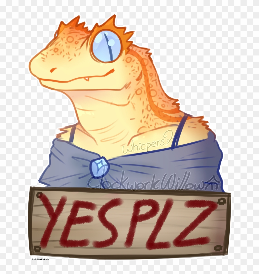 Love The Lizard - Cartoon #1263927
