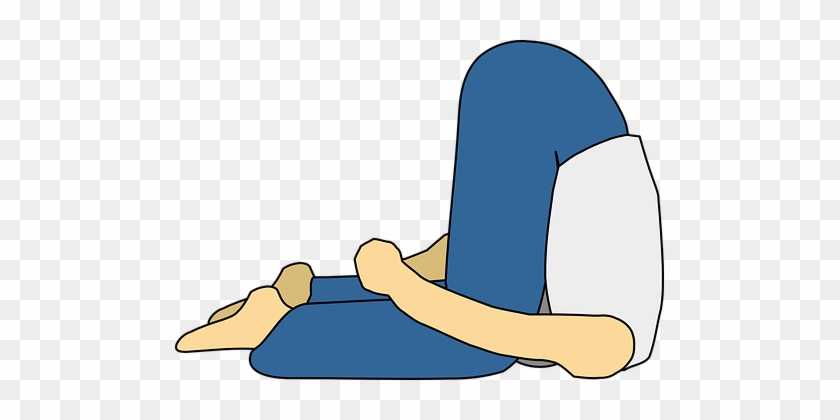 Yoga Stretch Person Flexibility Fold Crouc - Flexible Clipart #1264367