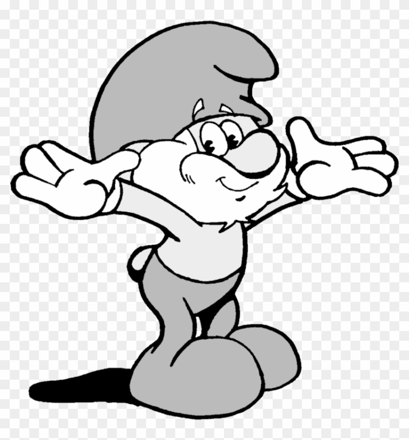 Smurfs Black And White #1264853