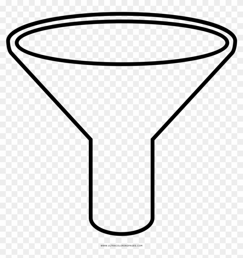 Funnel Drawing Coloring Book Line Art - Funnel Drawing Coloring Book Line Art #1265005