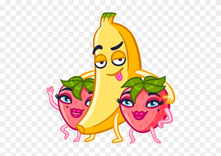 “banana” Stickers Set For Telegram - Стикеры Банан #1265284