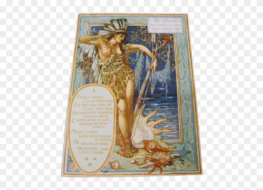 Giclee Painting: Crane's Miss America As La Belle Sauvage #1265333