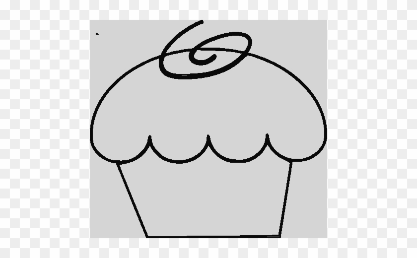 Cupcake With Candle Clip Art #1265439