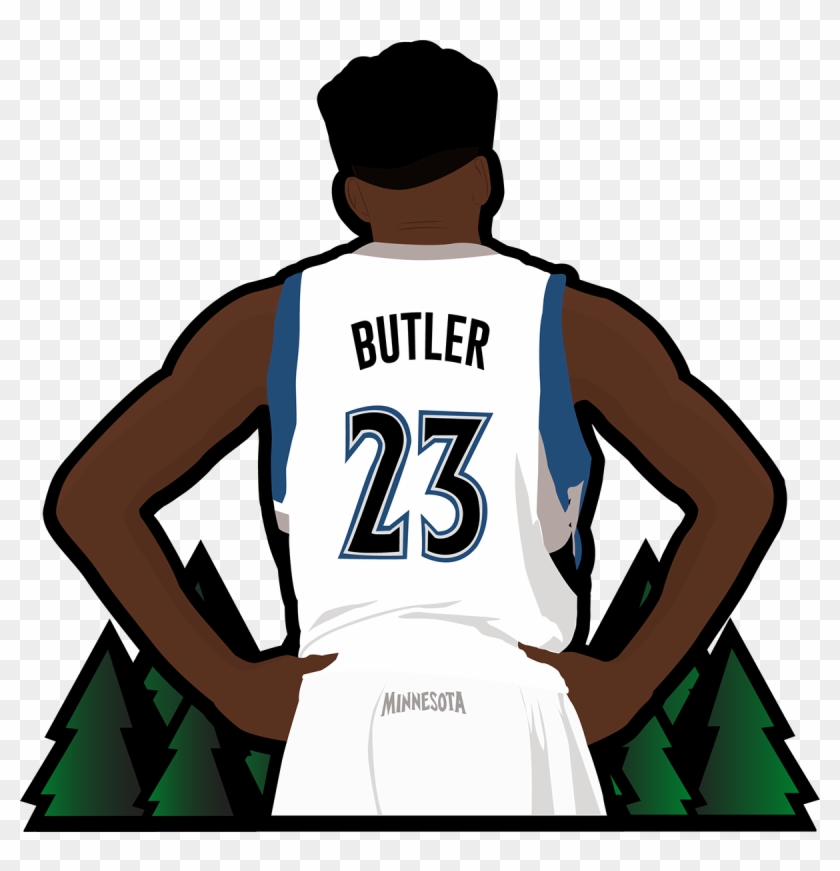 Minnesota Timberwolves Clipart Cupcake - Jimmy Butler Timberwolves Png #1265446
