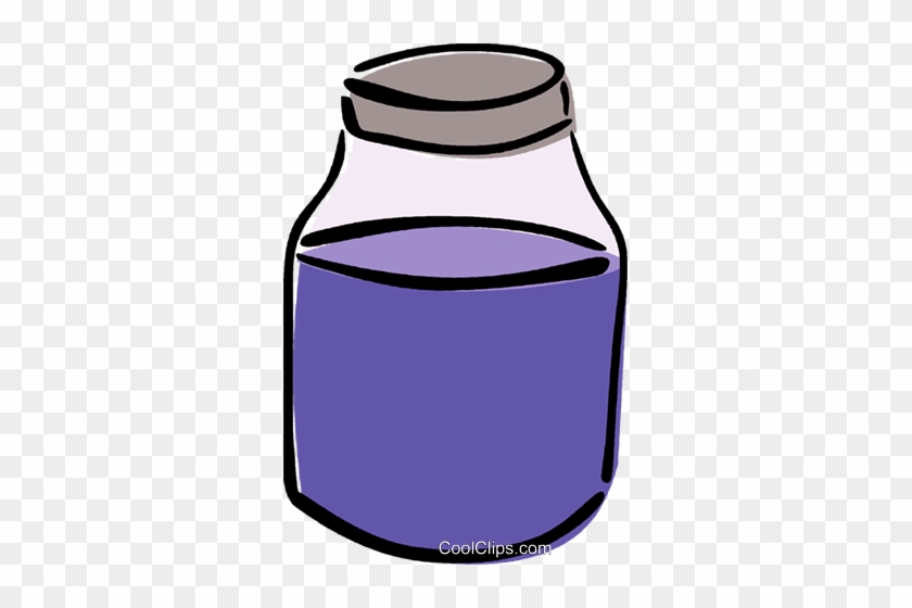 Bottle Of Grape Juice Royalty Free Vector Clip Art - Bottle Of Grape Juice Royalty Free Vector Clip Art #1265502
