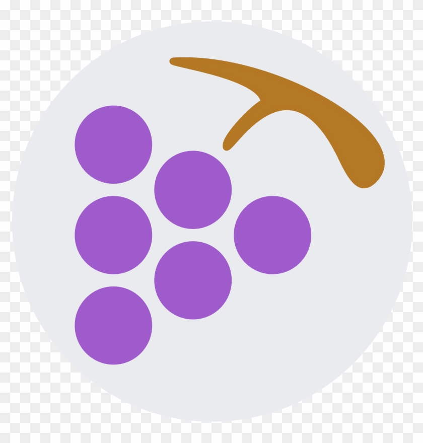 Grape Symbol Logo - Circle #1265523