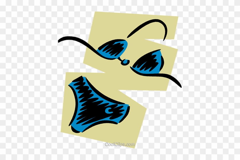 Swimming Suits Royalty Free Vector Clip Art Illustration - Clip Art #1265606