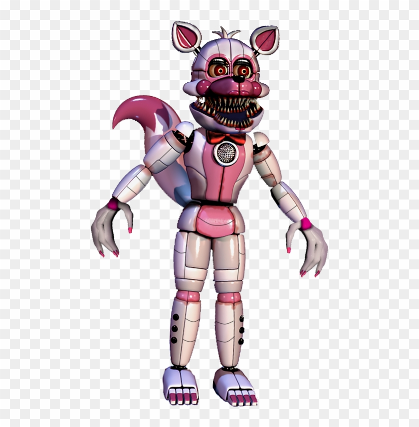 Nighttime Foxy By Kero1395 - Broken Funtime Foxy #1265899