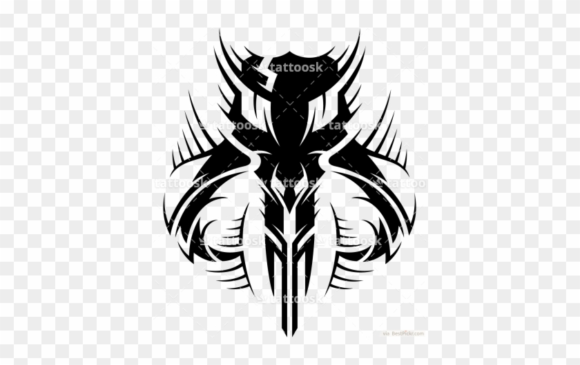 Star Wars Mandalorian Skull ❥❥❥ Http - Mandalorian Symbol Transparent #1266168