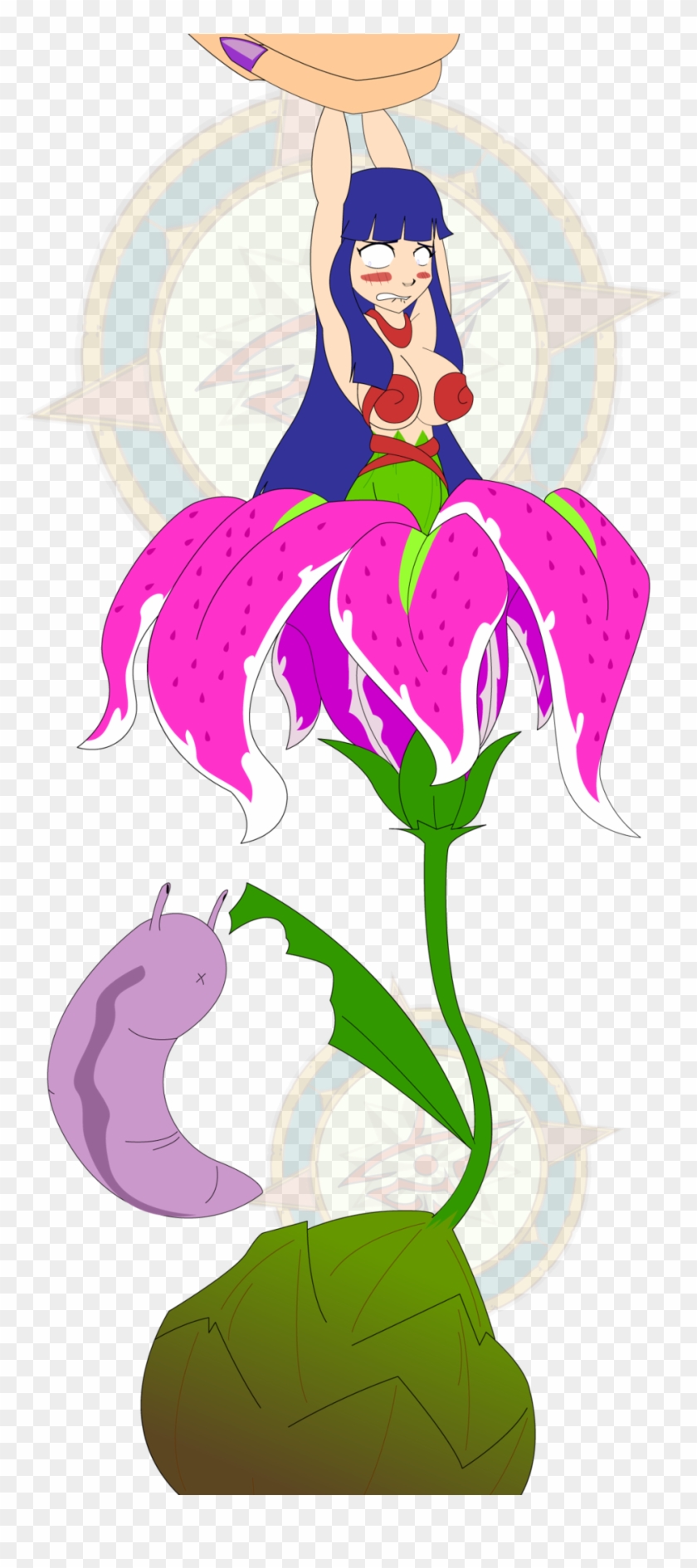 Hinata In Bloom By Dragon-fangx - Alraune Vore #1266338