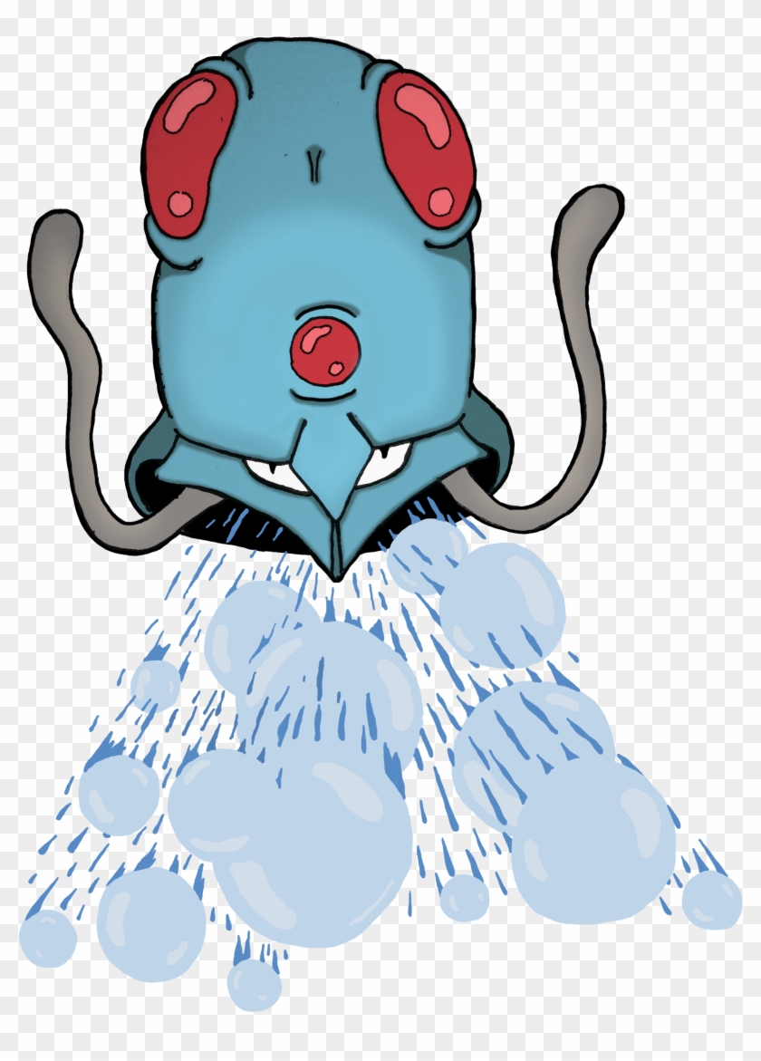 Tentacool Used Bubble Beam By Williamjpierce - Tentacool #1266471