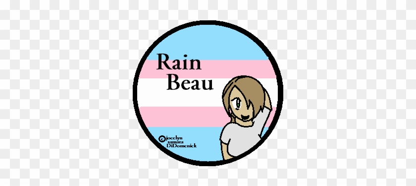 Rain-beau Button By Fireofmypen - Smiley Face Clip Art #1266518