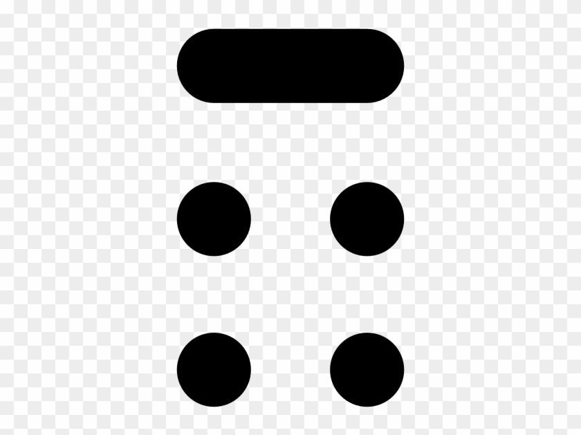 Braille Pattern Dots 2356 Bars - Circle #1266682