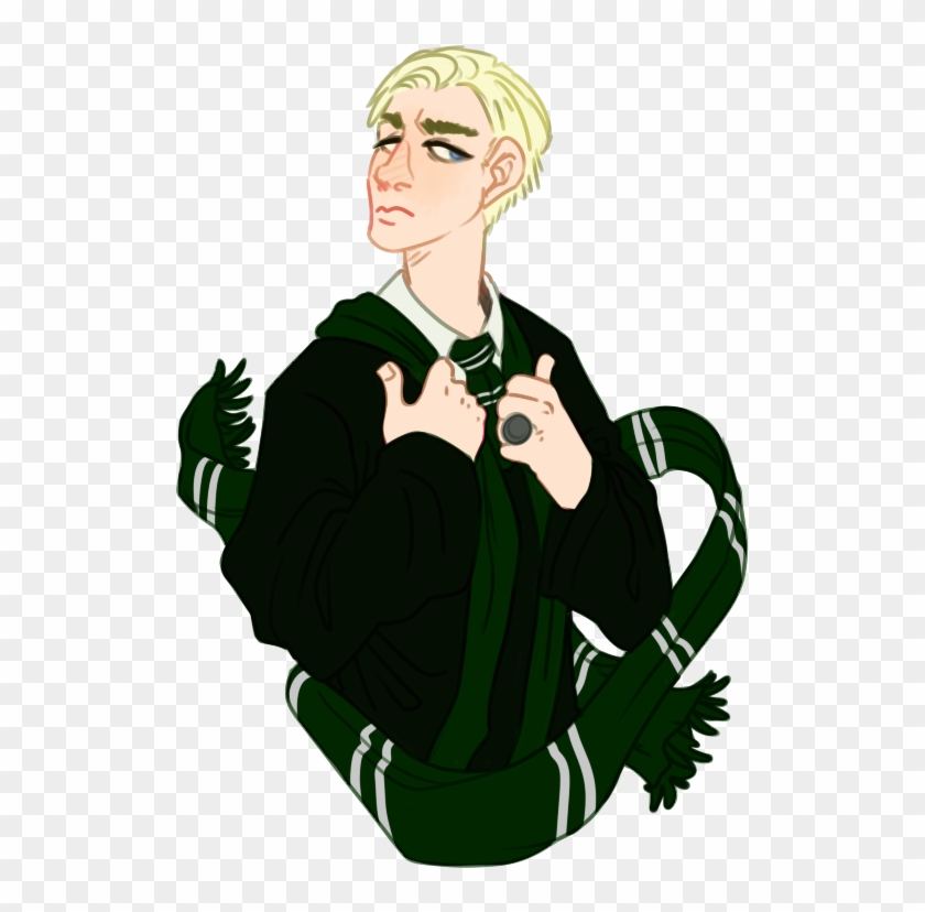 Art Trade- Draco Malfoy By Spazzan - Illustration #1266873