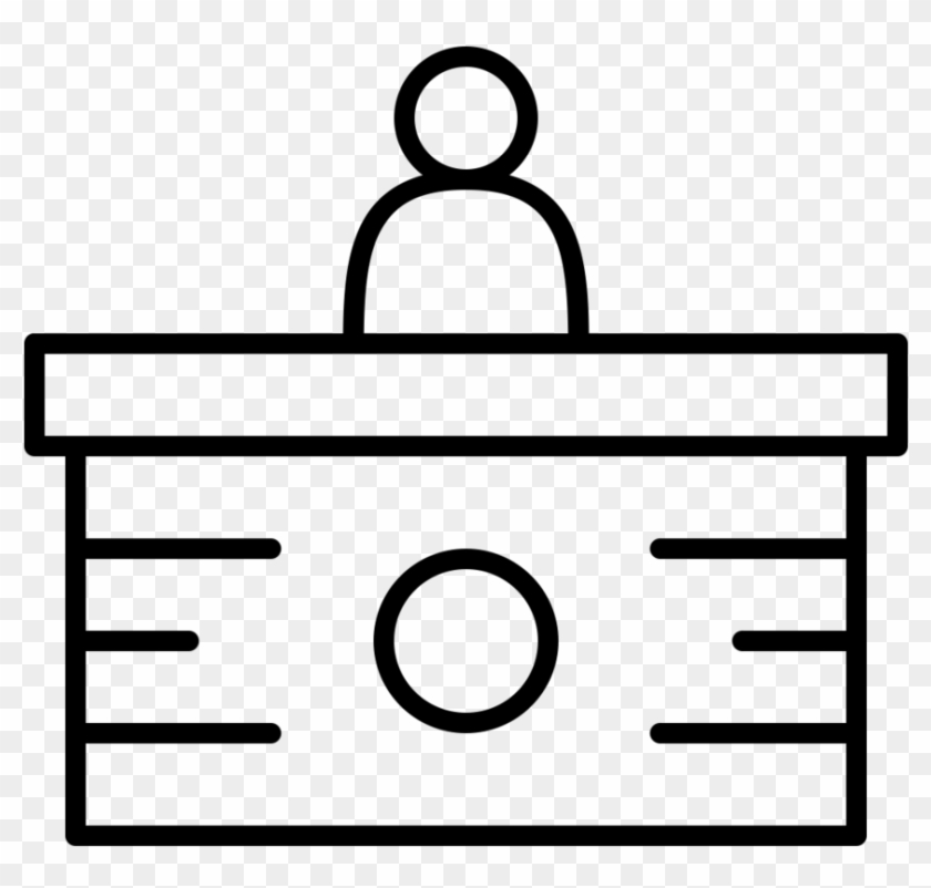 Welcome Desk Assistant - Dibujos De Jurado Para Colorear #1267490