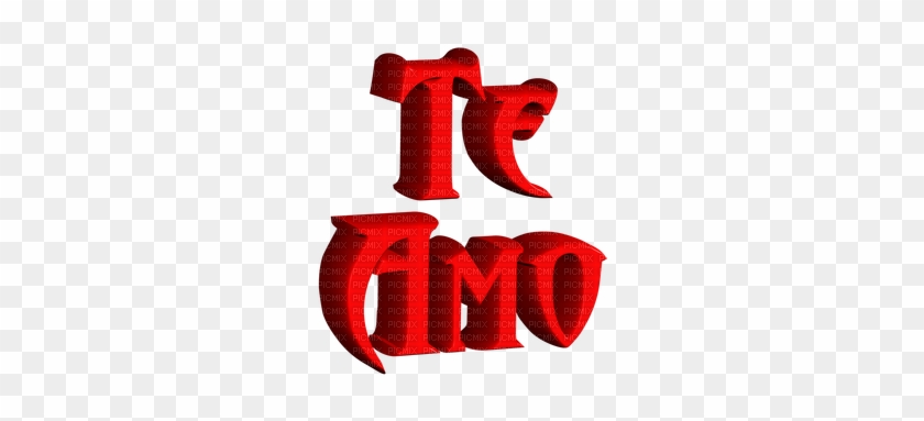 Te Amo - Portable Network Graphics #1267535