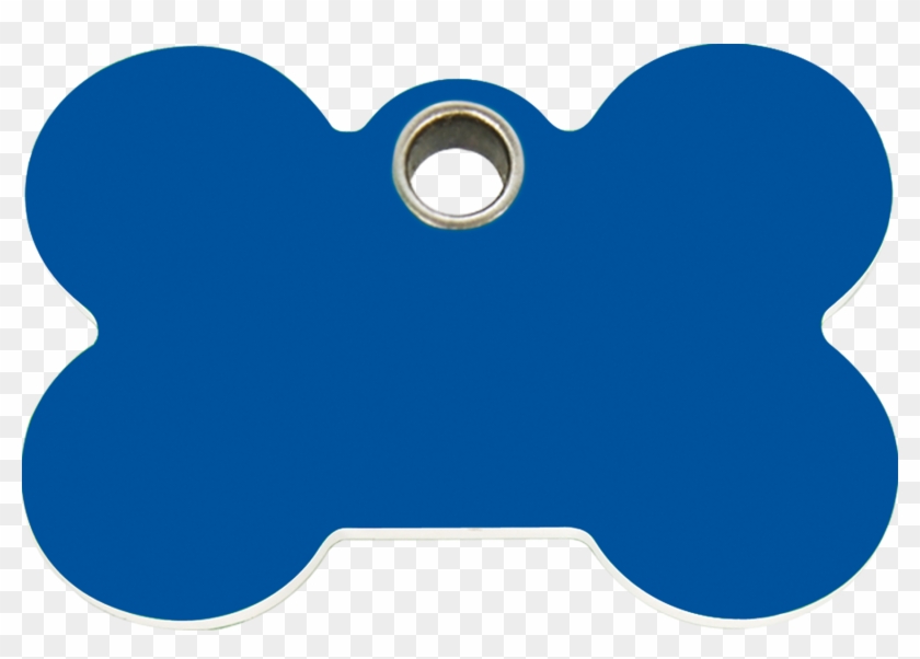 Bone Dog Dog Bone Tag Dog Tag Bones Clip Art Clipart - Blue Bone Dog Tag #1267742