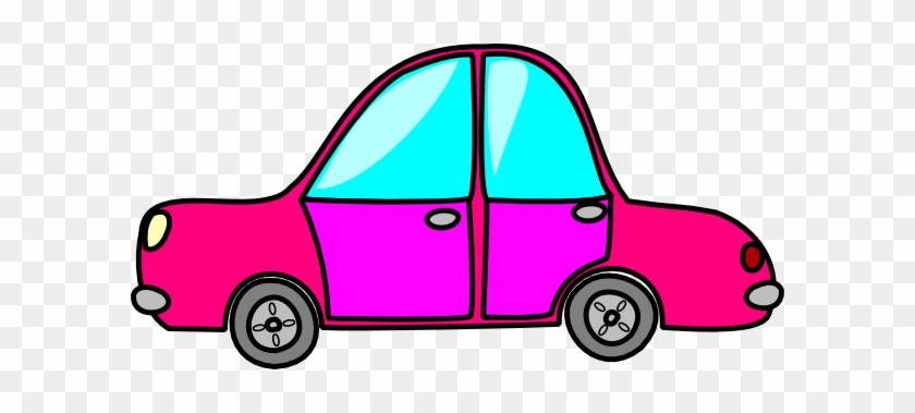 Clipart Pink Car Clip Art At Clker Com Vector Online - Animated Car Gif Png #200665