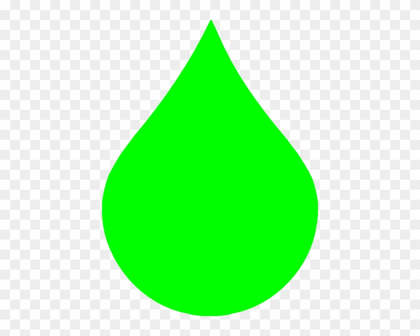 Water Drop Clip Art - Green Water Drop Icon #200790