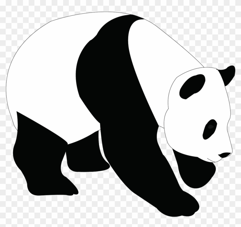 Giant Panda Bear Clip Art - Giant Panda Bear Clip Art #200795