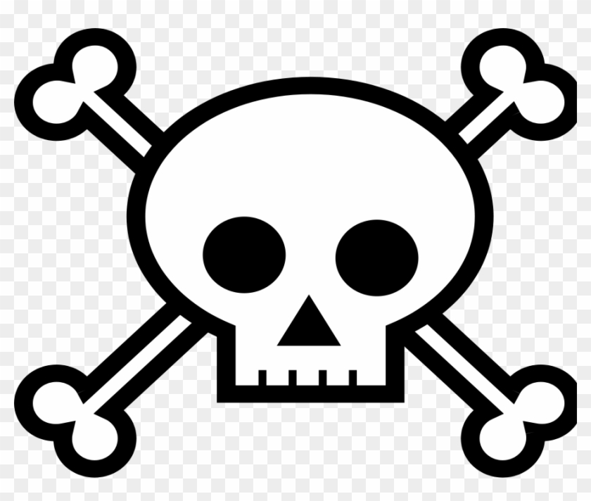 Pirate Skulls - Clipart Library - Draw A Skull And Crossbones #200862