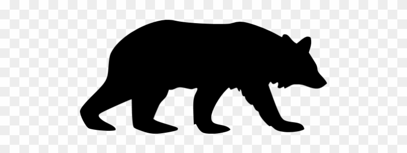 Black Bear 5 Icon - Mountain Lion Silhouette Clip Art #200928