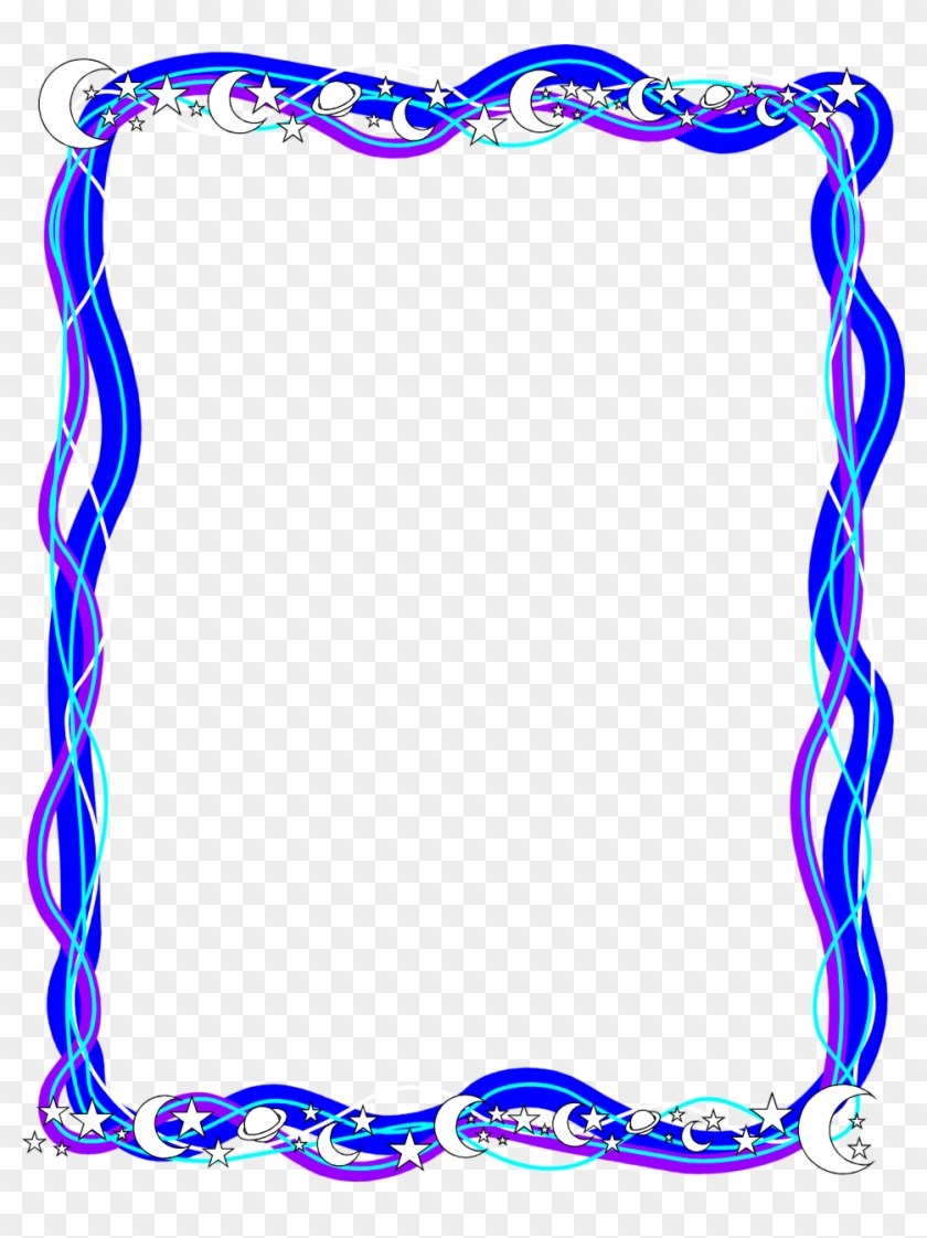 Border Blue - Eid Party Invitation Card #201338