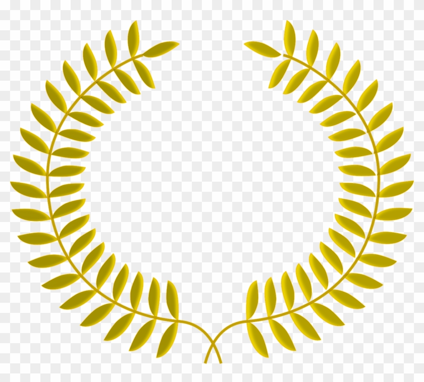 Laurel Wreath Wall Decal Bay Laurel - Brasão Com Coroa Em Png #201650