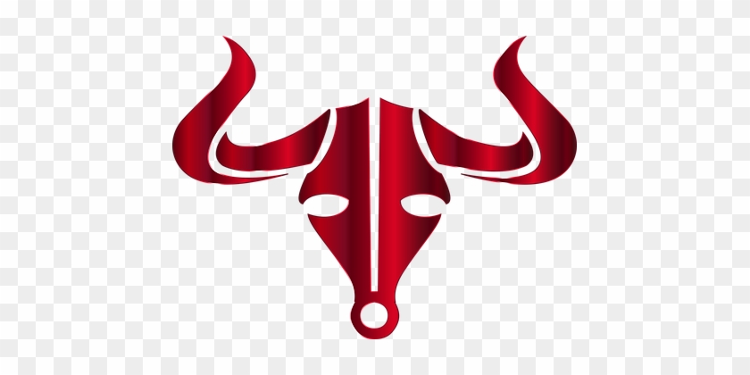 Art Bull Cattle Chromatic Cow Horns Icon L - Bull Logo No Background #201694