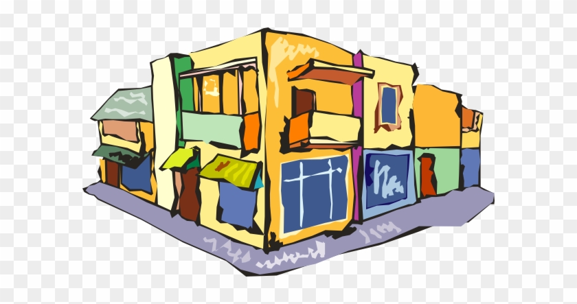 Stores Around A Corner Clip Art - Corner Store Clip Art #203003