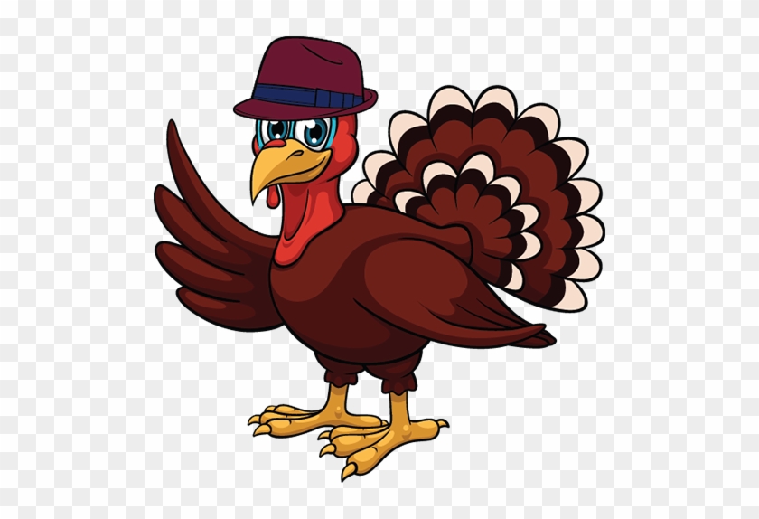 Christian Care Center Food Drive - Turkey In A Pilgrim Hat #203719