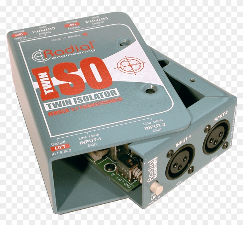 Radial Sonorisation Twin Iso - Radial Engineering Twin Iso Passive Line-level Isolator #1267941