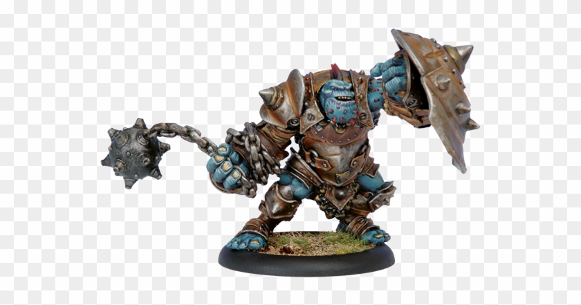 Troll-bouncer - Privateer Press Miniatures Trollblood Dire Troll Bouncer #1268275