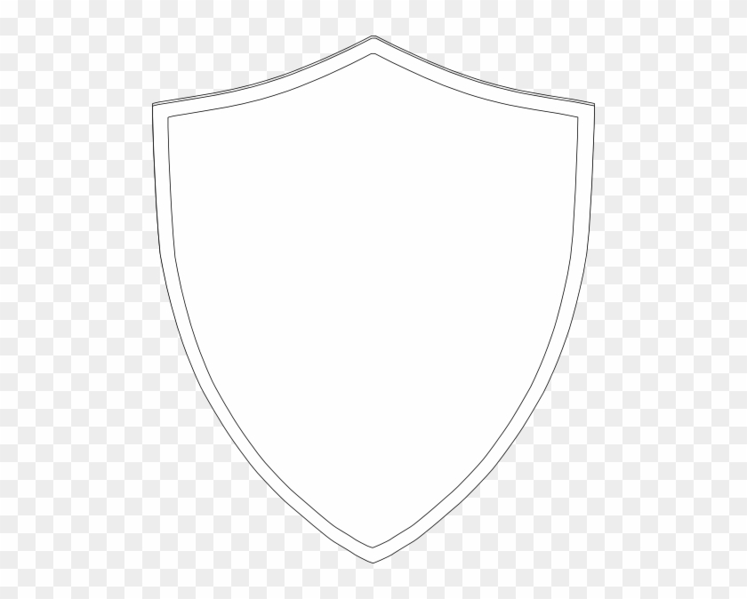 Shield White Outline #1268412