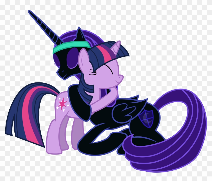 Nyx And Twilight Sparkle Hugging By 90sigma - Twilight Sparkle And Nyx #1268562
