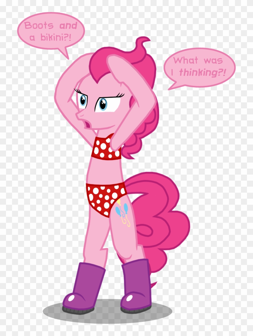 Boots And A Bikini What Was I Thinking - Mlp Eg Pinkie Pie Bikini #1268660