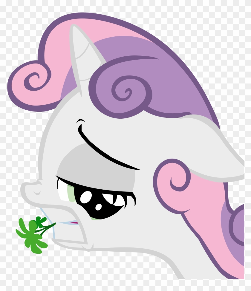 Sweetiebelle With A Parsley Vector By Rhubarb-leaf - Sweetie Belle #1268710