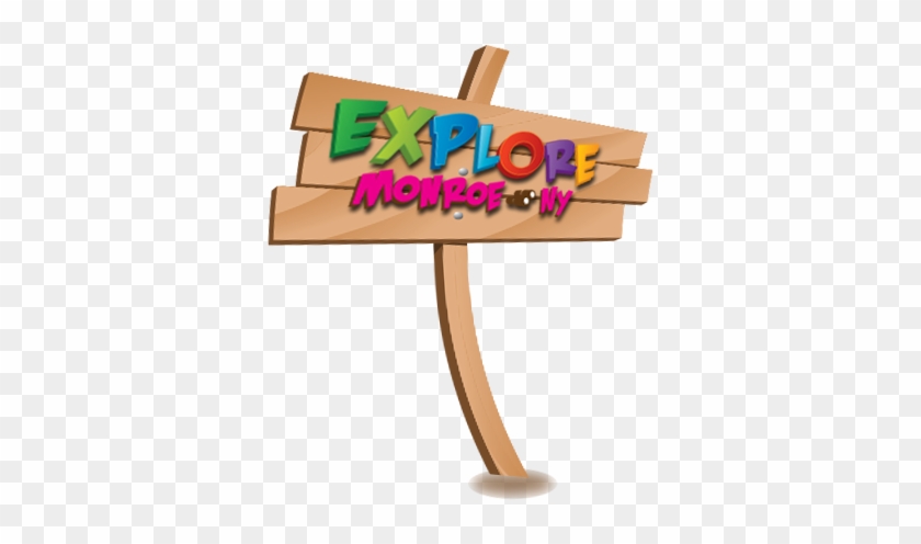 Explore Monroe Kids And Dog Explore Monroe Sign - Letrero De Madera #1268919