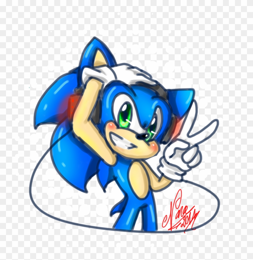 Dj Sonic By Naromiji - Cartoon #1269155