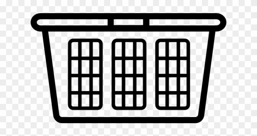 Laundry Basket Clipart - Empty Laundry Basket Clip Art #1269177