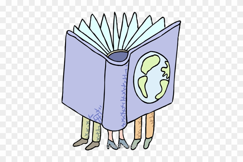 Travel Encyclopedia Royalty Free Vector Clip Art Illustration - Lexikon Clipart #1269430