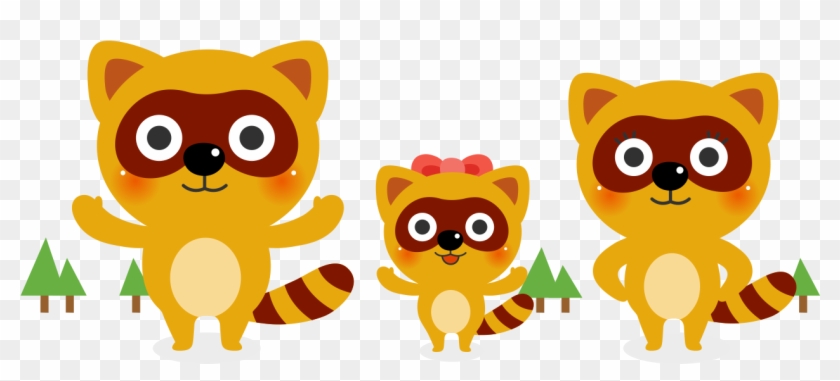 Raccoon Giant Panda Cartoon - Cartoon #1269520