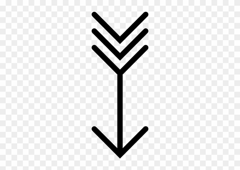 Indian Arrow Poiting Down Free Icon - Pretty Arrow Pointing Down #1269994