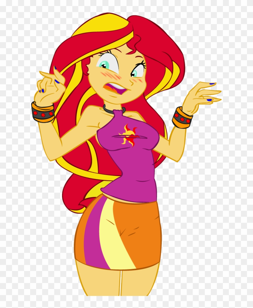 Sunset Shimmer Freaked Out By Ravecrocker On Deviantart - Cartoon #1270278