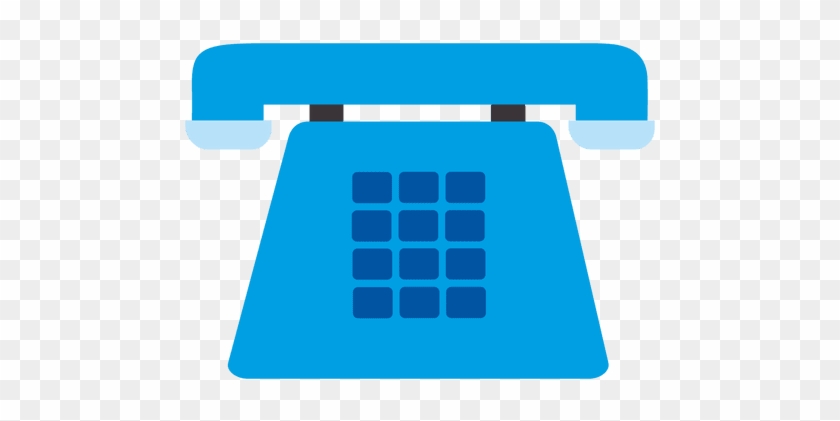 Blue Telephone Icon - Icono Telefono Png Azul #1271317
