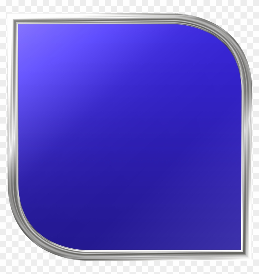 Button 3d Icon Symbol Glossy Png Image - Majorelle Blue #1271588