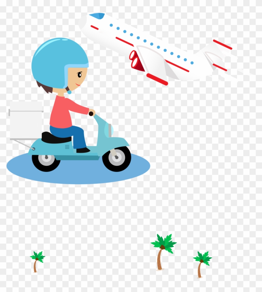 Delivery Courier Logistics - Delivery Cartoon #1271727