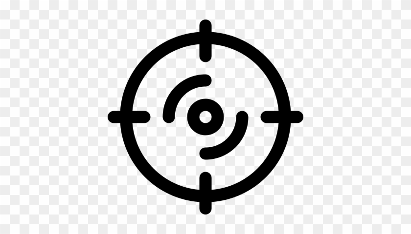 Circular Crosshair Variant Vector - Calibration Icon #1272783