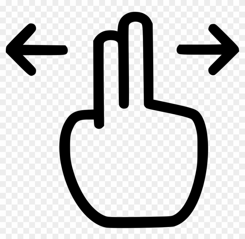 Two Finger Drag Left Or Right Comments - Swipe Left And Right #1272977