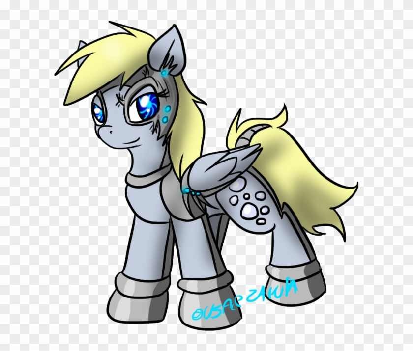 Usagi-zakura, Cyberderpy, Cyborg, Derpy Hooves, Pony, - Cartoon #1273005
